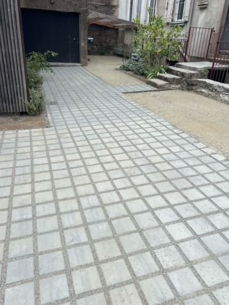 Pavage écodrain drainant à Nantes