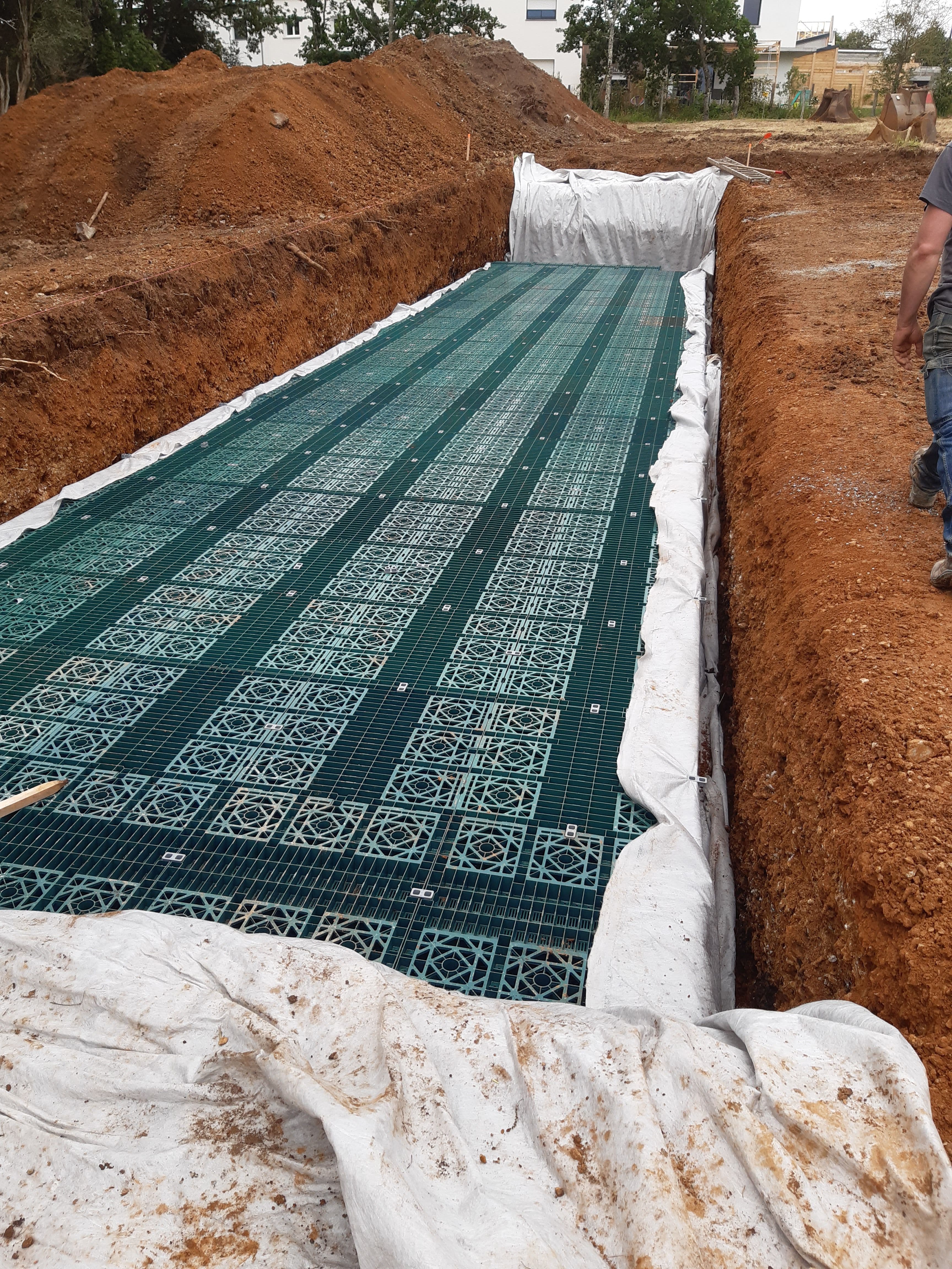 Bassin d'infiltration à Treillières